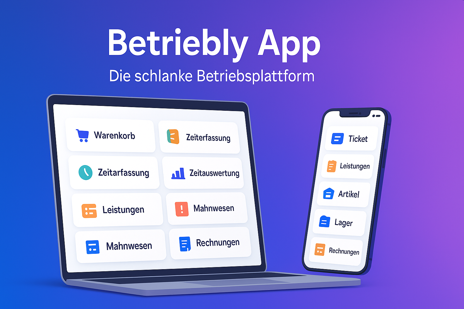 Betriebly App – Screenshots